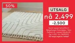 Skeidar Surat teppe, NOK 2499 tilbud