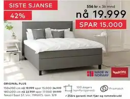 Skeidar ORIGINAL PLUS, NOK 19999 tilbud