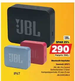 POWER Bluetooth-høyttaler, NOK 290 tilbud