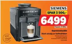 POWER Espressomaskin, NOK 6499 tilbud