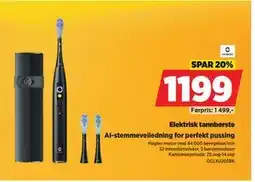 POWER Elektrisk tannbørste, NOK 1199 tilbud