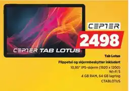 POWER Tab Lotus, NOK 2498 tilbud