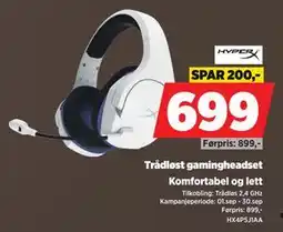 POWER Trådløst gamingheadset, NOK 699 tilbud
