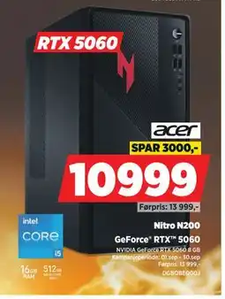 POWER Nitro N200, NOK 10999 tilbud