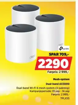 POWER Mesh-system, NOK 2290 tilbud