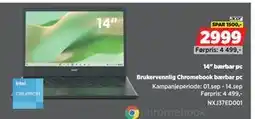 POWER 14 bærbar pc, NOK 2999 tilbud