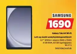 POWER Galaxy Tab A9 Wi-Fi, NOK 1690 tilbud
