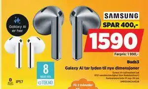 POWER Buds3, NOK 1590 tilbud