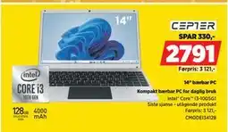 POWER 14 bærbar PC, NOK 2791 tilbud