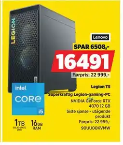 POWER Legion T5, NOK 16491 tilbud