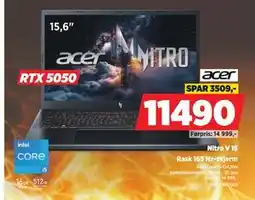 POWER Nitro V 15, NOK 11490 tilbud