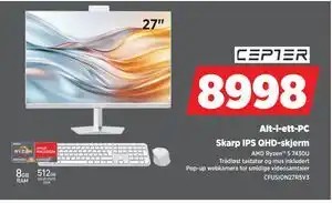 POWER Alt-i-ett-PC, NOK 8998 tilbud