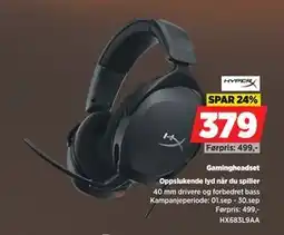 POWER Gamingheadset, NOK 379 tilbud