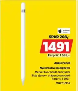 POWER Apple Pencil, NOK 1491 tilbud