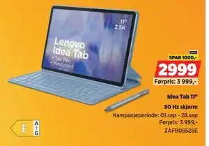 POWER Idea Tab 11, NOK 2999 tilbud