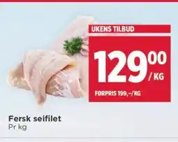 Meny Fersk seifilet tilbud