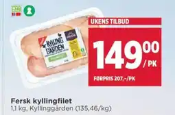 Meny Fersk kyllingfilet tilbud