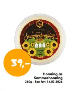 Havaristen Honning as Sommerhonning tilbud
