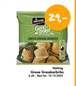 Havaristen HATTING Grove Gresskarbriks tilbud
