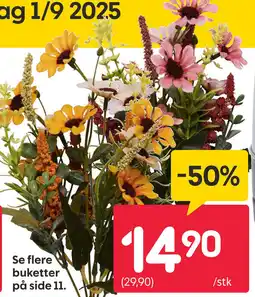 Rusta Se flere buketter på side tilbud