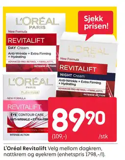 Rusta L'ORÉAL Revitalift tilbud