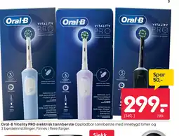 Rusta ORAL-B Vitality PRO elektrisk tannbørste tilbud