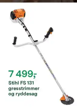 Felleskjøpet STIHL FS 131 gresstrimmer og ryddesag tilbud