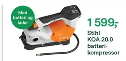 Felleskjøpet STIHL KOA 20.0 batteri- kompressor tilbud