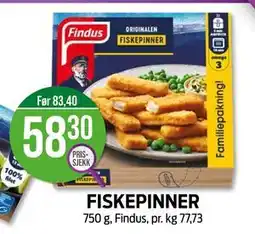 Kiwi FISKEPINNER, NOK 58.3 tilbud