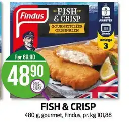 Kiwi FISH & CRISP, NOK 48.9 tilbud