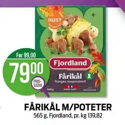 Kiwi FÅRIKÅL M/POTETER, NOK 79 tilbud