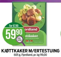 Kiwi KJØTTKAKER M/ERTESTUING, NOK 59.9 tilbud