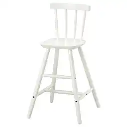 IKEA Agam Juniorstol, hvit tilbud