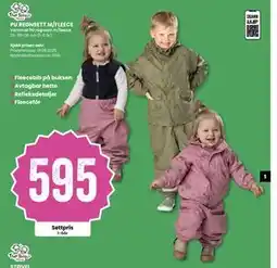Sport Outlet PU REGNSETT M/FLEECE, NOK 595 tilbud