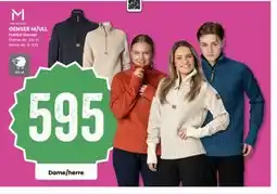 Sport Outlet GENSER M/ULL, NOK 595 tilbud