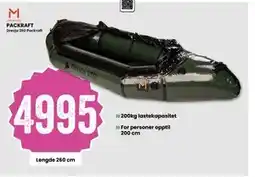 Sport Outlet Drevja 260 Packraft, NOK 4995 tilbud