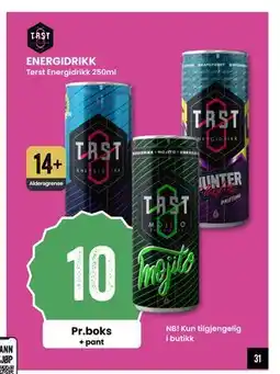 Sport Outlet ENERGIDRIKK, NOK 10 tilbud