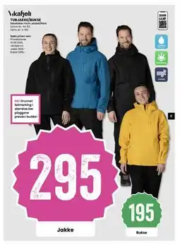 Sport Outlet TURJAKKE/BUKSE tilbud