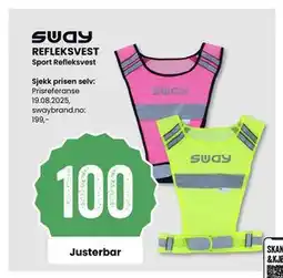 Sport Outlet REFLEKSVEST, NOK 100 tilbud