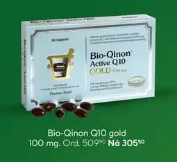 Vitusapotek Bio-Qinon Q10 gold, Medlemspris tilbud