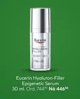 Vitusapotek Eucerin Hyaluron-Filler Epigenetic Serum, Medlemspris tilbud