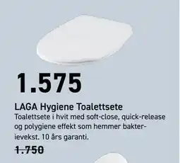 Comfort LAGA Hygiene Toalettsete, NOK 1575 tilbud