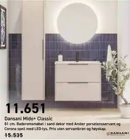 Comfort Dansani Mido+ Classic, NOK 11651 tilbud