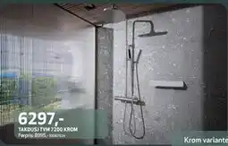 Flisekompaniet TAKDUSJ TVM 7200 KROM, NOK 6297 tilbud