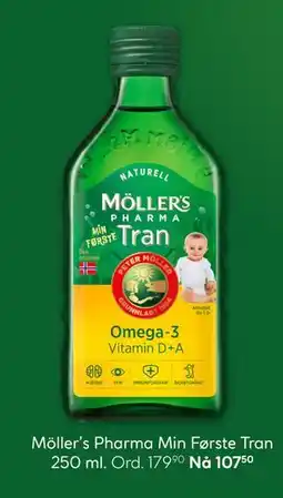 Vitusapotek Möller’s Pharma Min Første Tran, Medlemspris tilbud