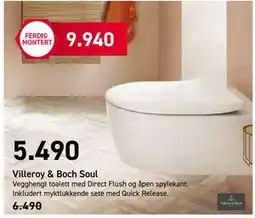 Comfort Villeroy & Boch Soul, NOK 5490 tilbud