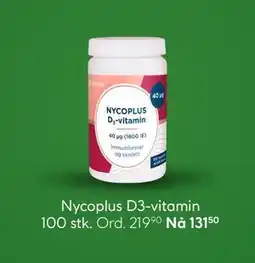 Vitusapotek Nycoplus D3-vitamin, Medlemspris tilbud