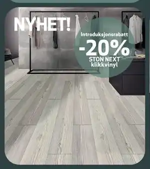 Flisekompaniet STON NEXT klikkvinyl tilbud