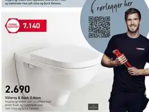 Comfort Villeroy & Boch O.Novo, NOK 2690 tilbud