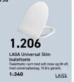 Comfort LAGA Universal Slim toalettsete, NOK 1206 tilbud